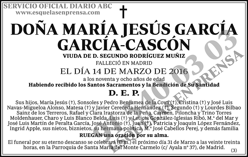 María Jesús García Gracía-Cascón